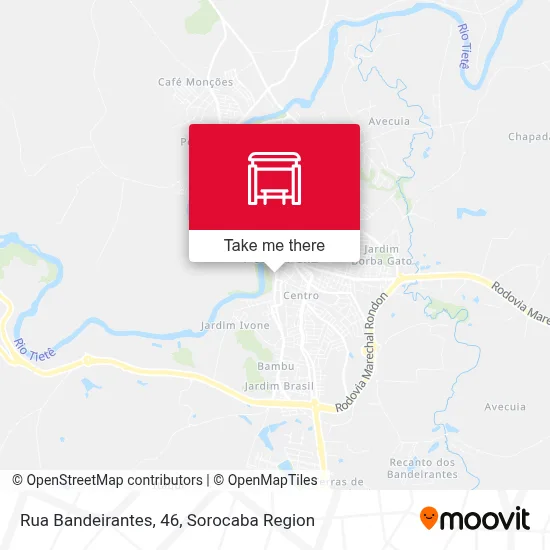 Rua Bandeirantes, 46 map