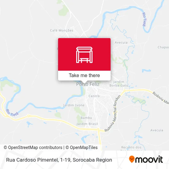 Rua Cardoso Pímentel, 1-19 map