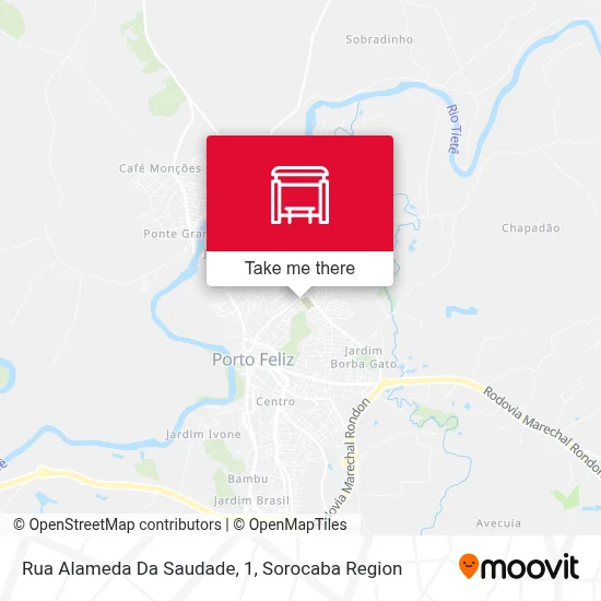 Rua Alameda Da Saudade, 1 map