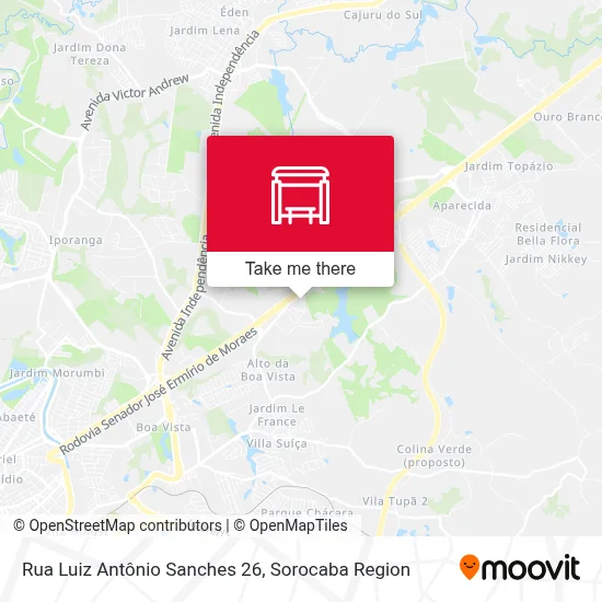 Rua Luiz Antônio Sanches 26 map