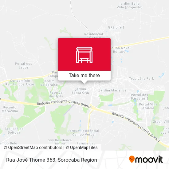 Rua José Thomé 363 map