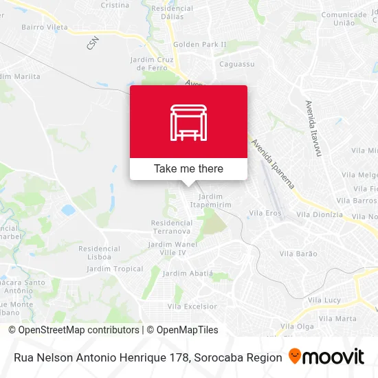 Rua Nelson Antonio Henrique 178 map