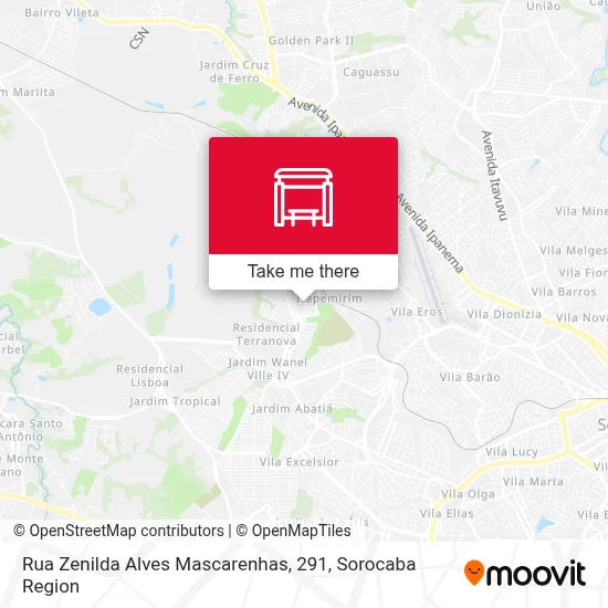 Rua Zenilda Alves Mascarenhas, 291 map