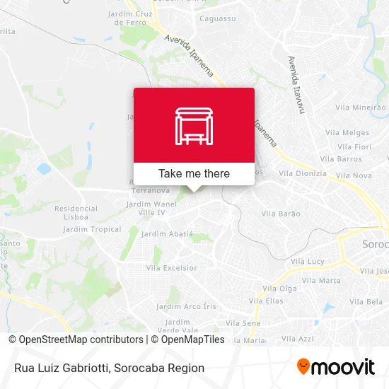 Rua Luiz Gabriotti map