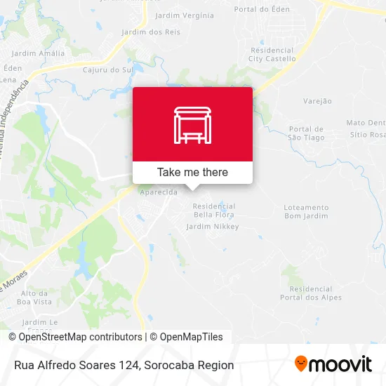 Rua Alfredo Soares 124 map