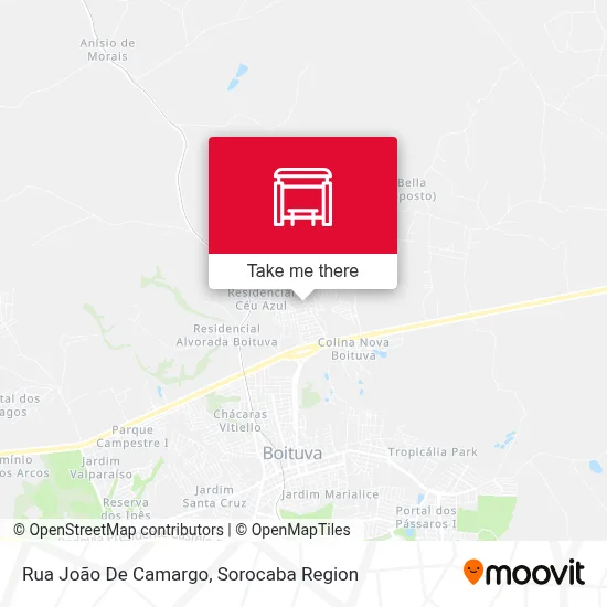 Rua João De Camargo map