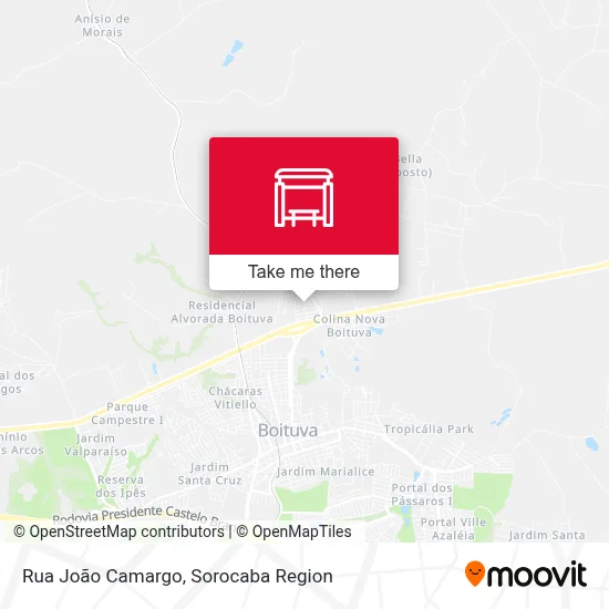 Rua João Camargo map
