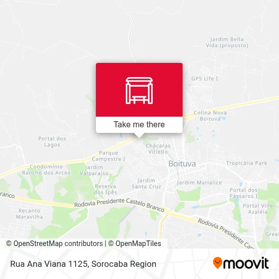 Rua Ana Viana 1125 map