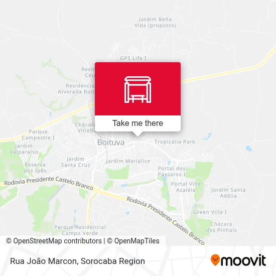 Rua João Marcon map