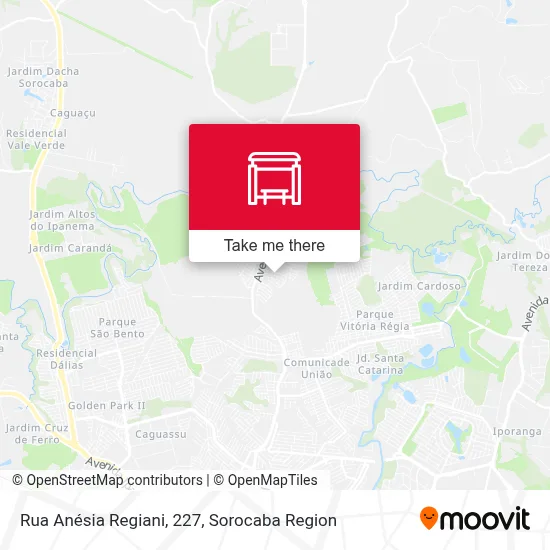 Rua Anésia Regiani, 227 map