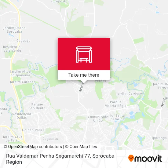 Rua Valdemar Penha Segamarchi 77 map