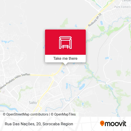 Rua Das Nações, 20 map