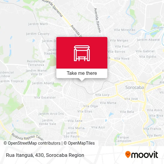 Rua Itanguá, 430 map