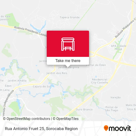 Rua Antonio Fruet 25 map