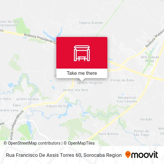 Rua Francisco De Assis Torres 60 map