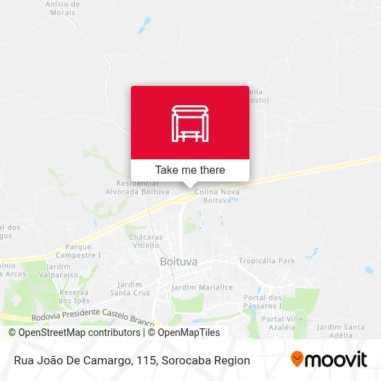 Rua João De Camargo, 115 map