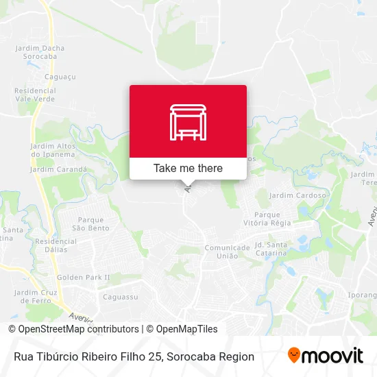 Rua Tibúrcio Ribeiro Filho 25 map