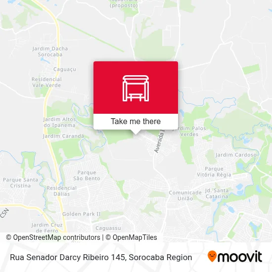 Rua Senador Darcy Ribeiro 145 map