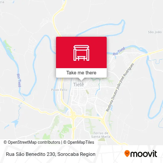 Rua São Benedito 230 map