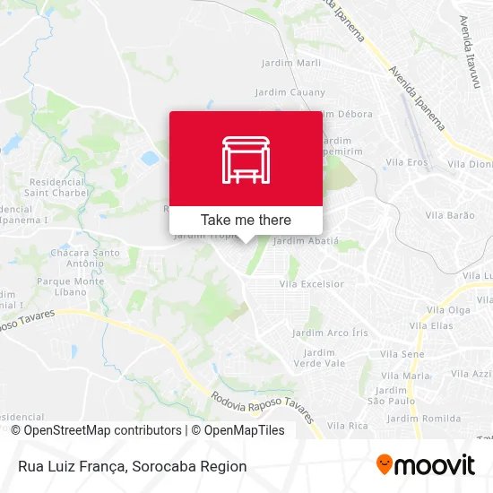 Rua Luiz França map
