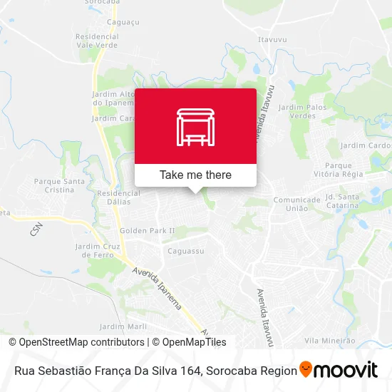 Rua Sebastião França Da Silva 164 map