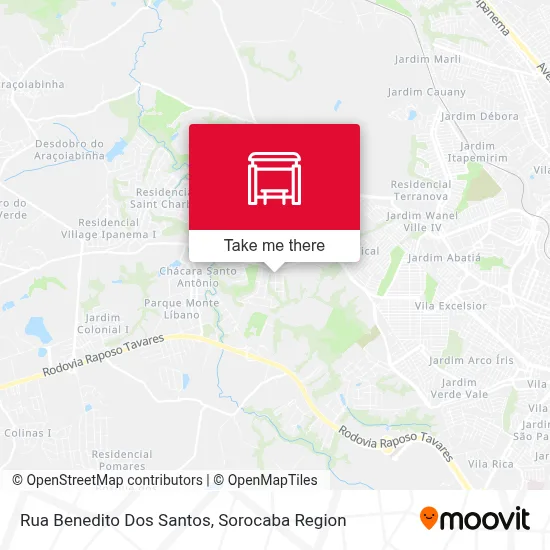 Rua Benedito Dos Santos map