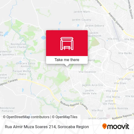Rua Almir Muza Soares 214 map