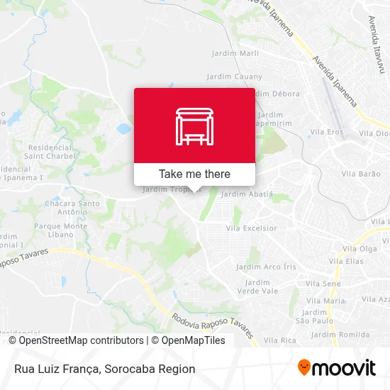 Rua Luiz França map