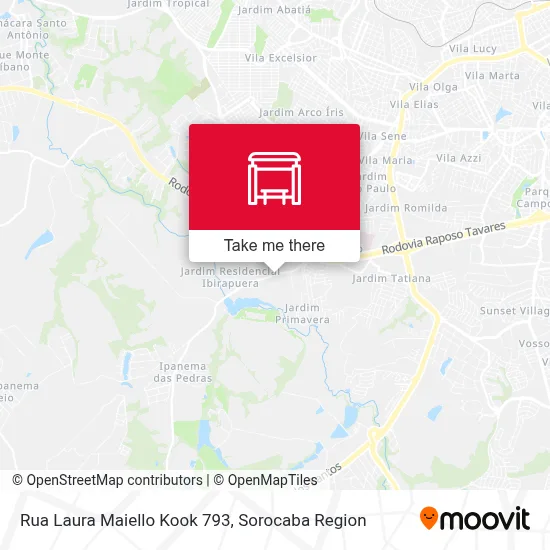Rua Laura Maiello Kook 793 map