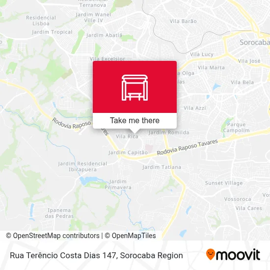 Rua Terêncio Costa Dias 147 map
