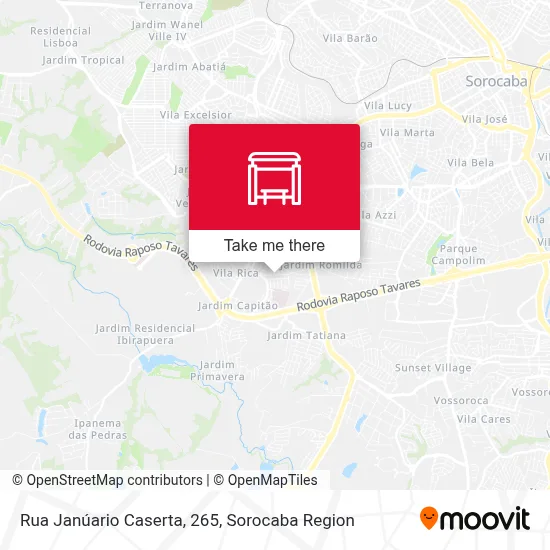 Rua Janúario Caserta, 265 map