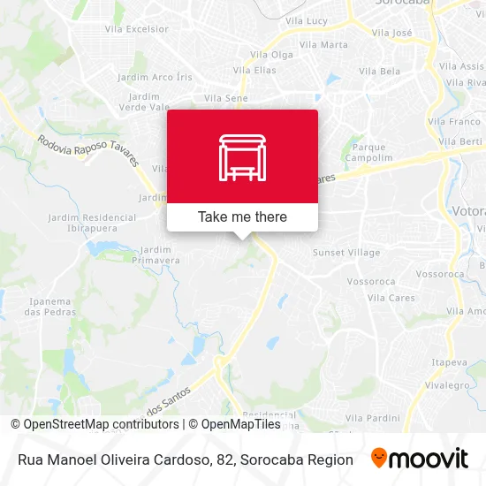 Rua Manoel Oliveira Cardoso, 82 map