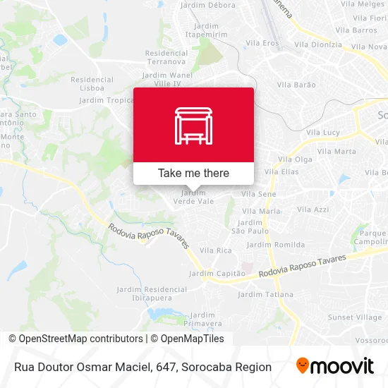 Rua Doutor Osmar Maciel, 647 map