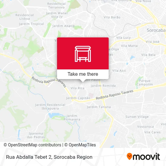 Rua Abdalla Tebet 2 map