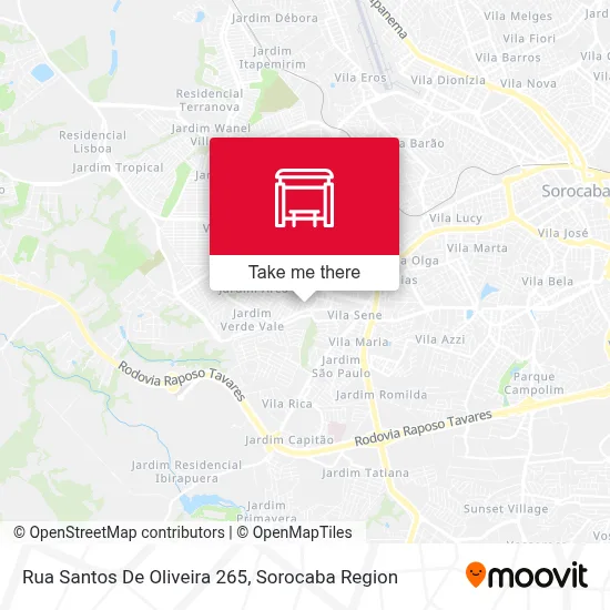 Rua Santos De Oliveira 265 map