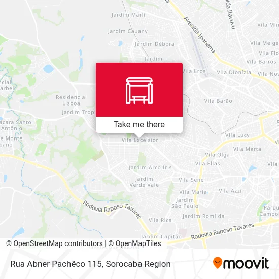 Rua Abner Pachêco 115 map