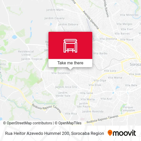 Rua Heitor Azevedo Hummel 200 map