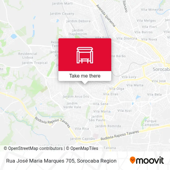 Rua José Maria Marques 705 map