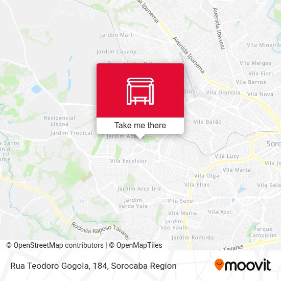 Rua Teodoro Gogola, 184 map