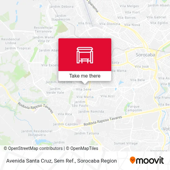 Avenida  Santa Cruz, Sem Ref. map