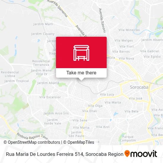 Rua Maria De Lourdes Ferreira 514 map