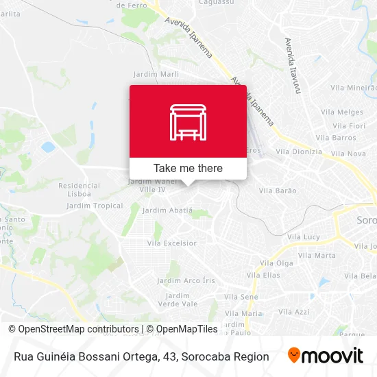 Rua Guinéia Bossani Ortega, 43 map