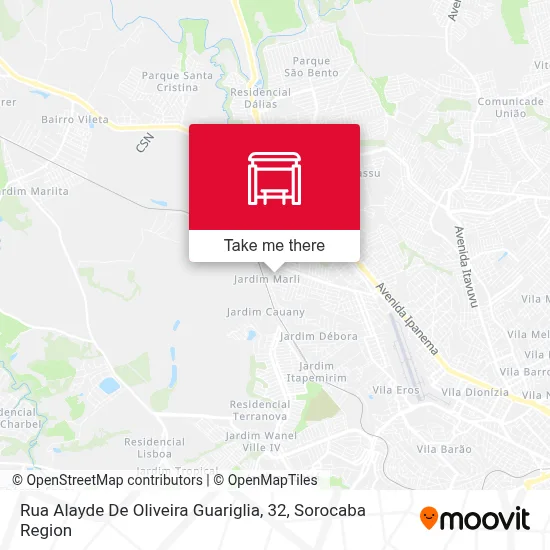 Rua Alayde De Oliveira Guariglia, 32 map