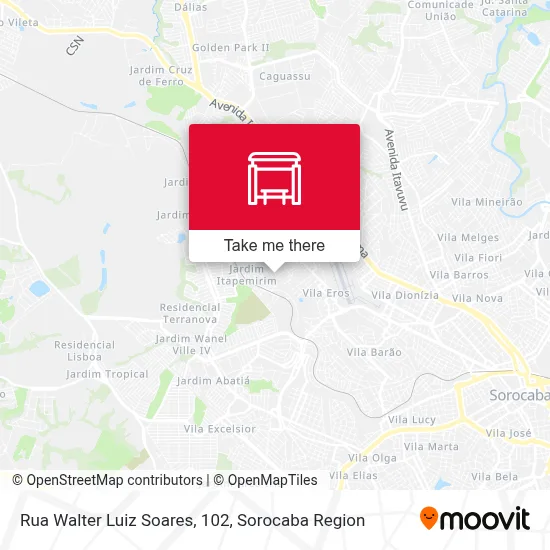 Rua Walter Luiz Soares, 102 map