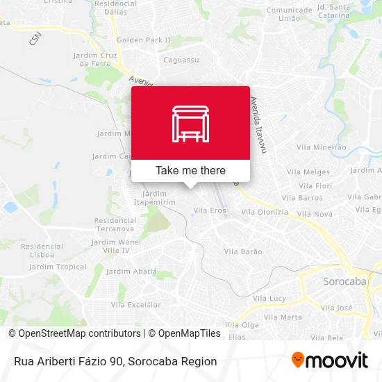 Rua Ariberti Fázio 90 map