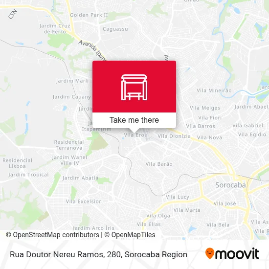 Rua Doutor Nereu Ramos, 280 map
