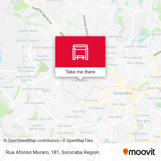 Rua Afonso Muraro, 181 map