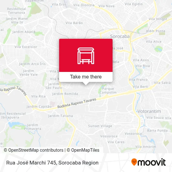 Rua José Marchi 745 map