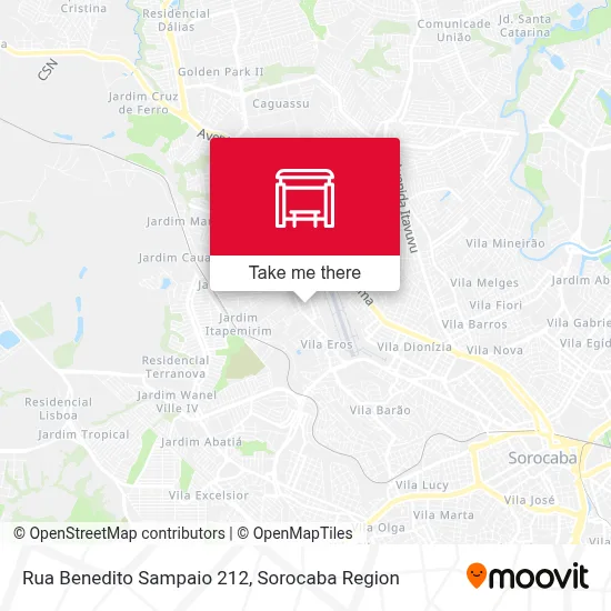 Rua Benedito Sampaio 212 map