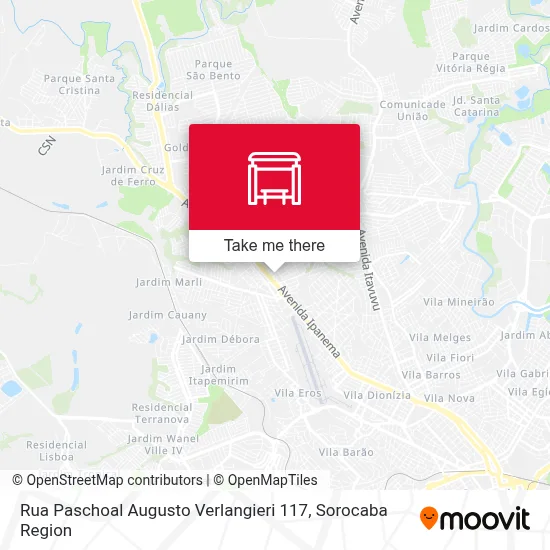 Rua Paschoal Augusto Verlangieri 117 map